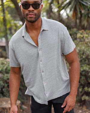 Knit Ola Shirt / Steel