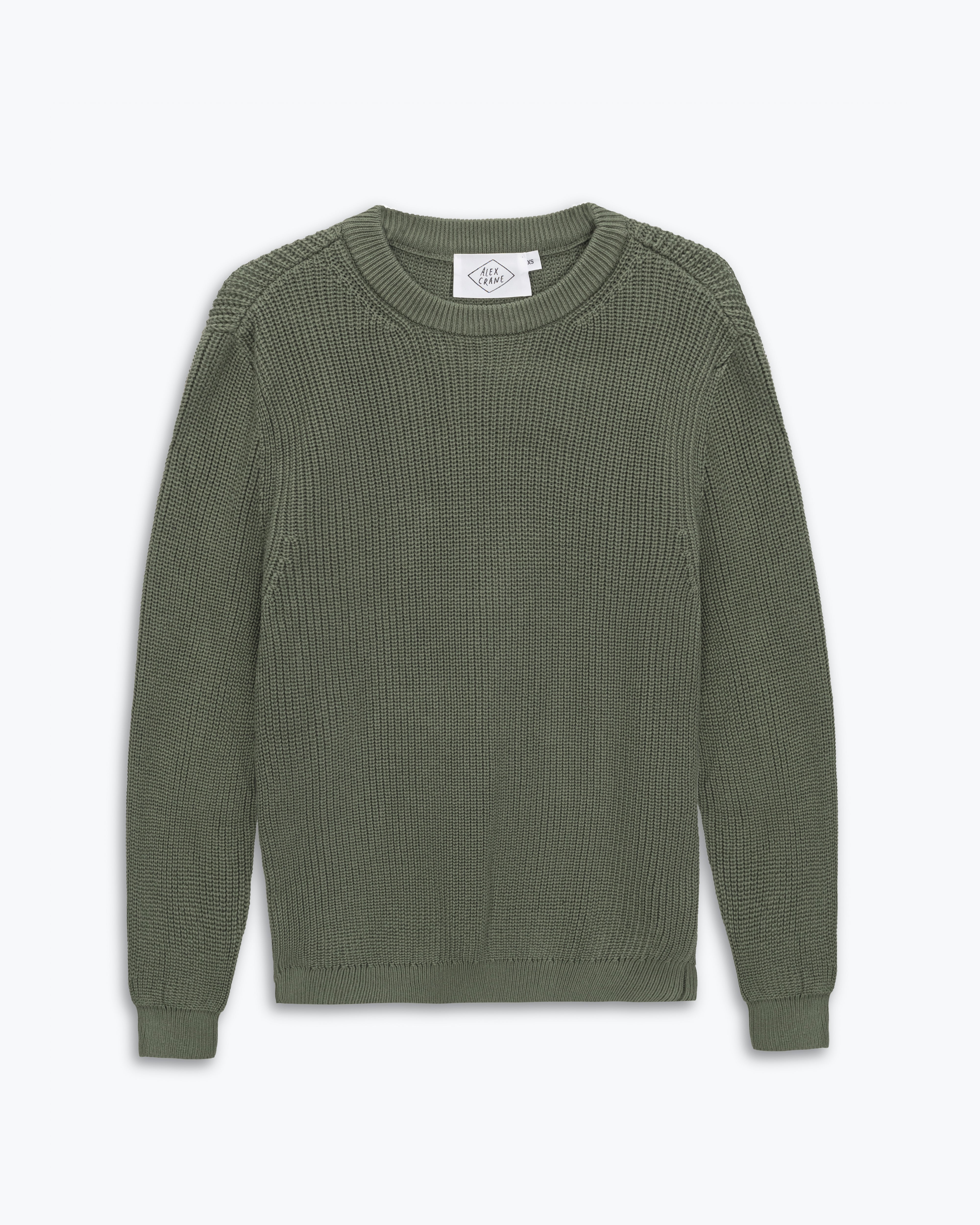 Bay Organic Cotton Chunky Knit Sweater / Forest Green Pine – Alex