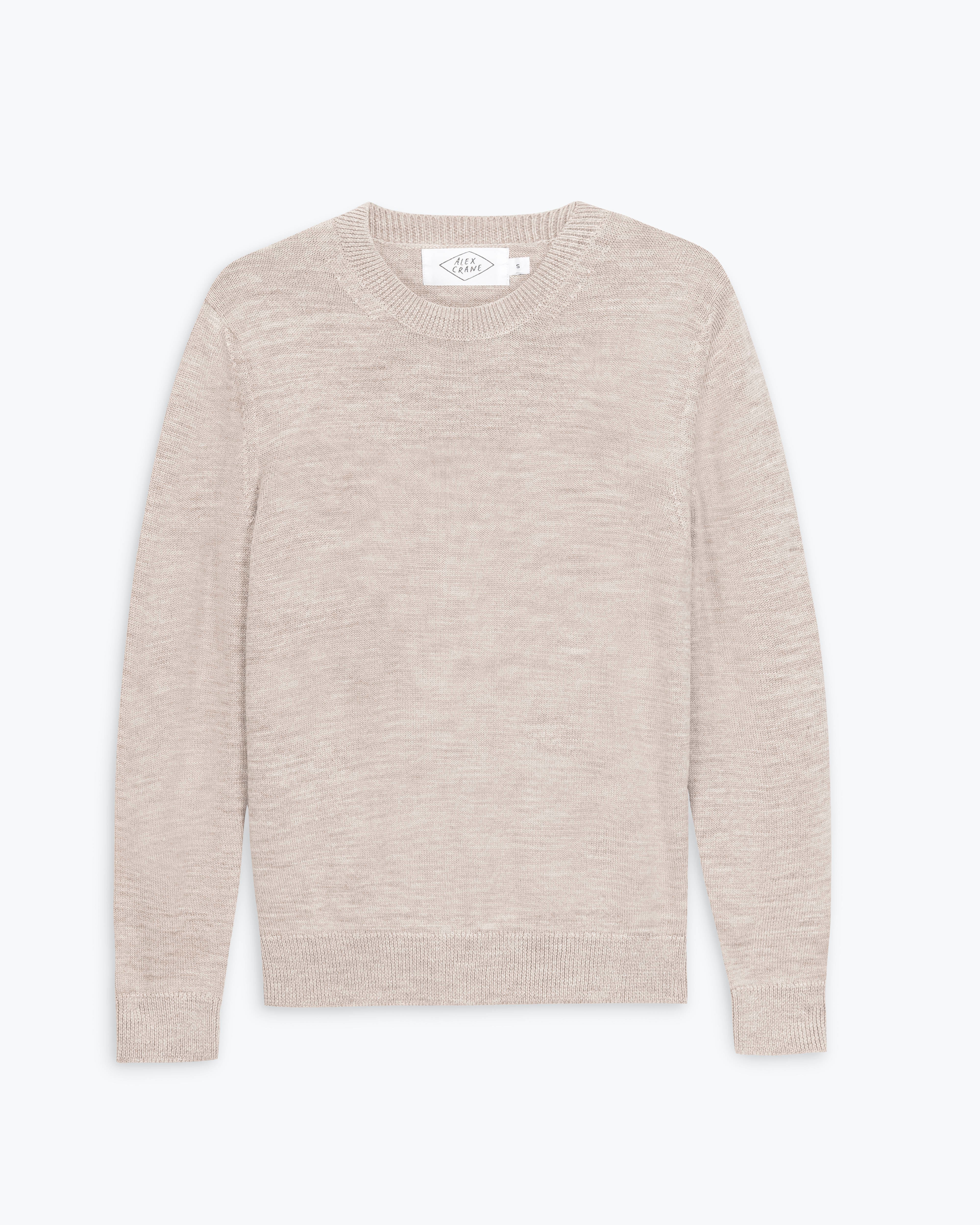 Campo Organic Merino Wool Sweater / Natural Bone – Alex Crane