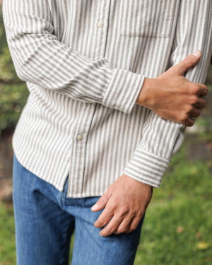 Cloud Flannel / Honey Lines