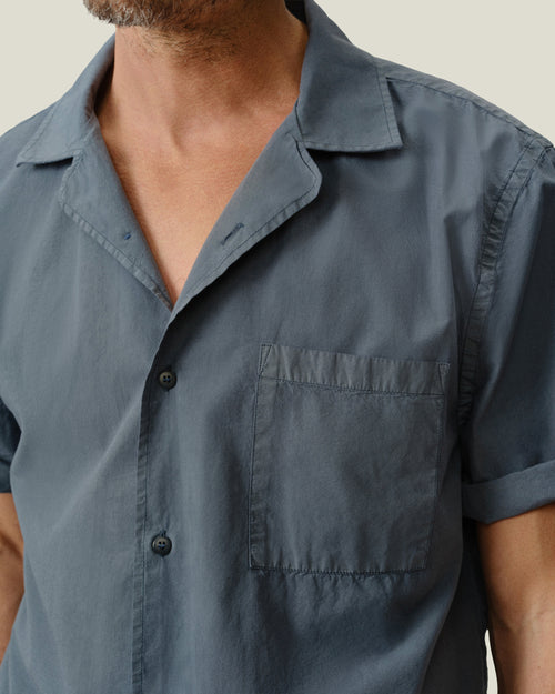 Air Cotton Camp Shirt / Lake