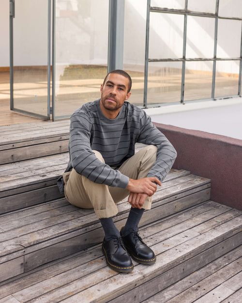 Caza Crewneck / Slate Rio