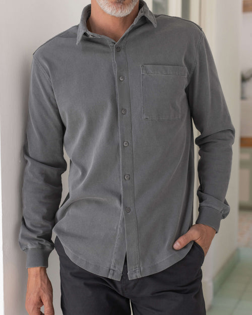 Caza Knit Shirt / Slate