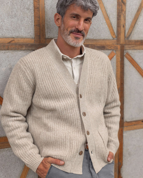 Vale Cardigan / Bone