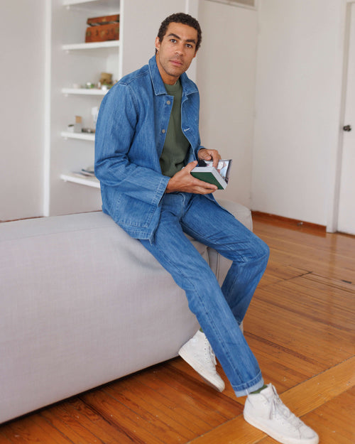 Denim Kite Jacket / Ocean