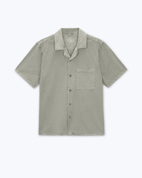Air Cotton Camp Shirt / Riverstone