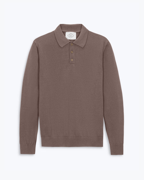 Feather Polo / Coffee