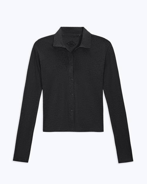 Women's Long Sleeve Knit Ola Shirt / Night