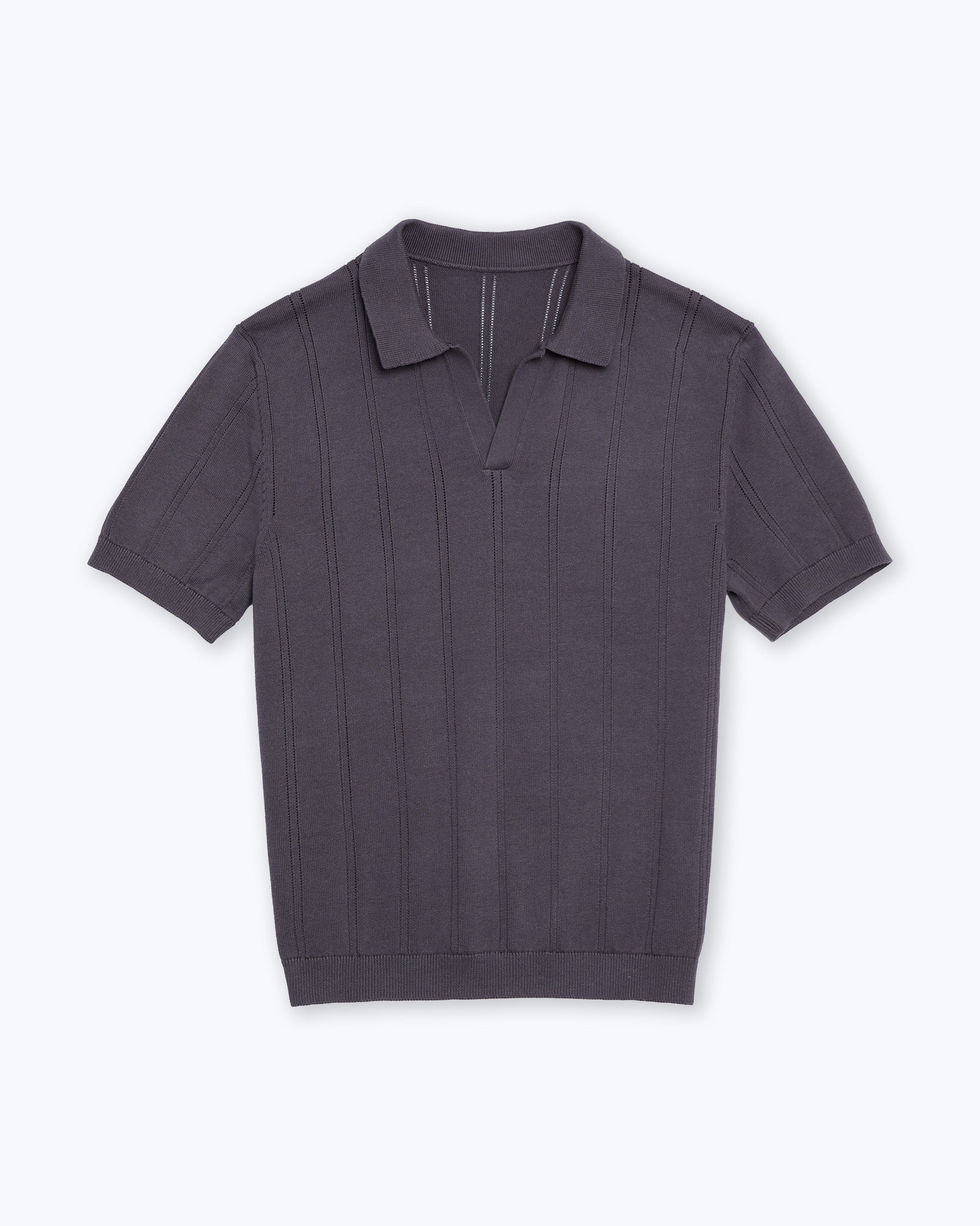 Lolo Drop Needle Sweater Polo / Ash – Alex Crane