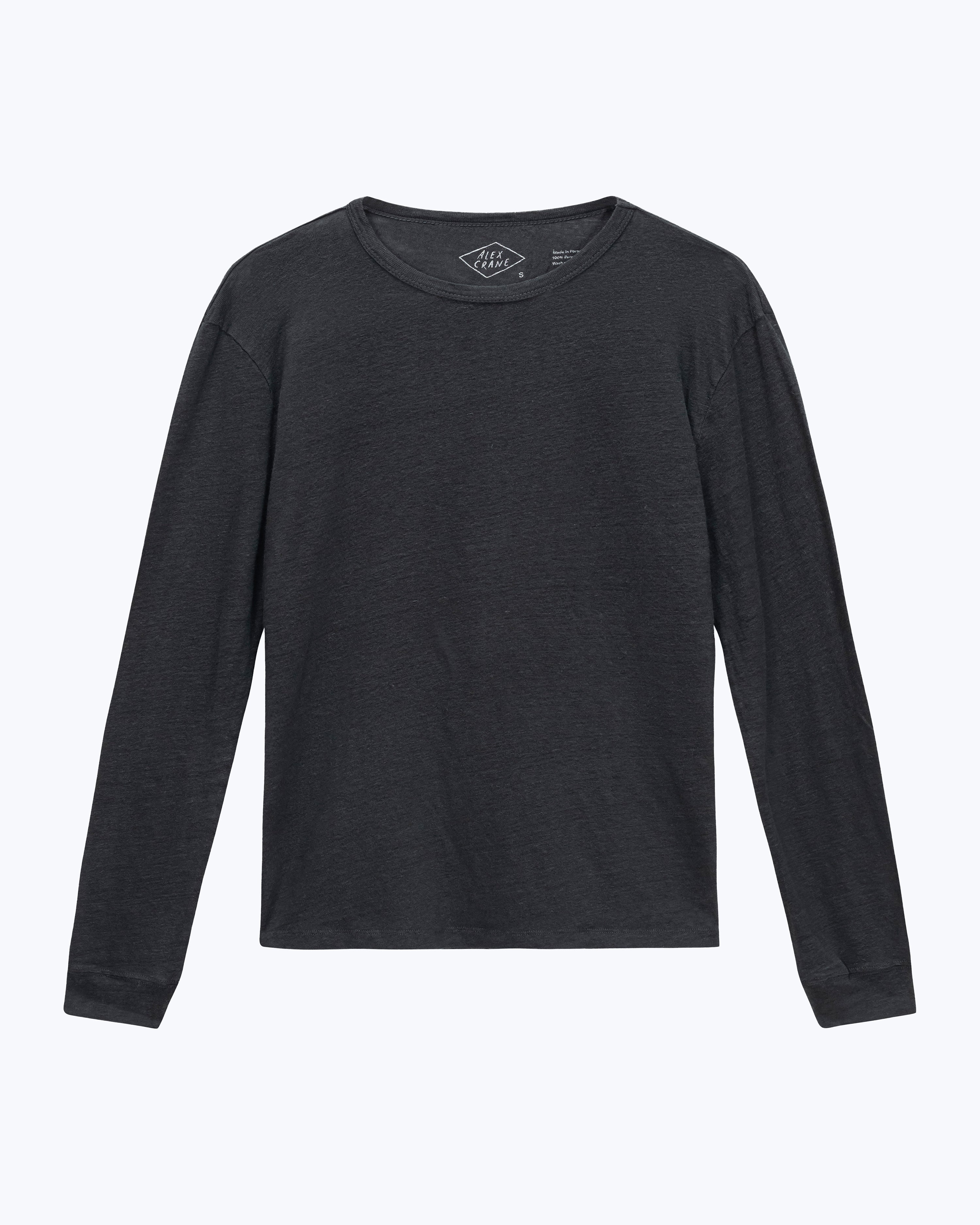 Sun Knit Linen Long Sleeve T-Shirt - Sustainable French Linen