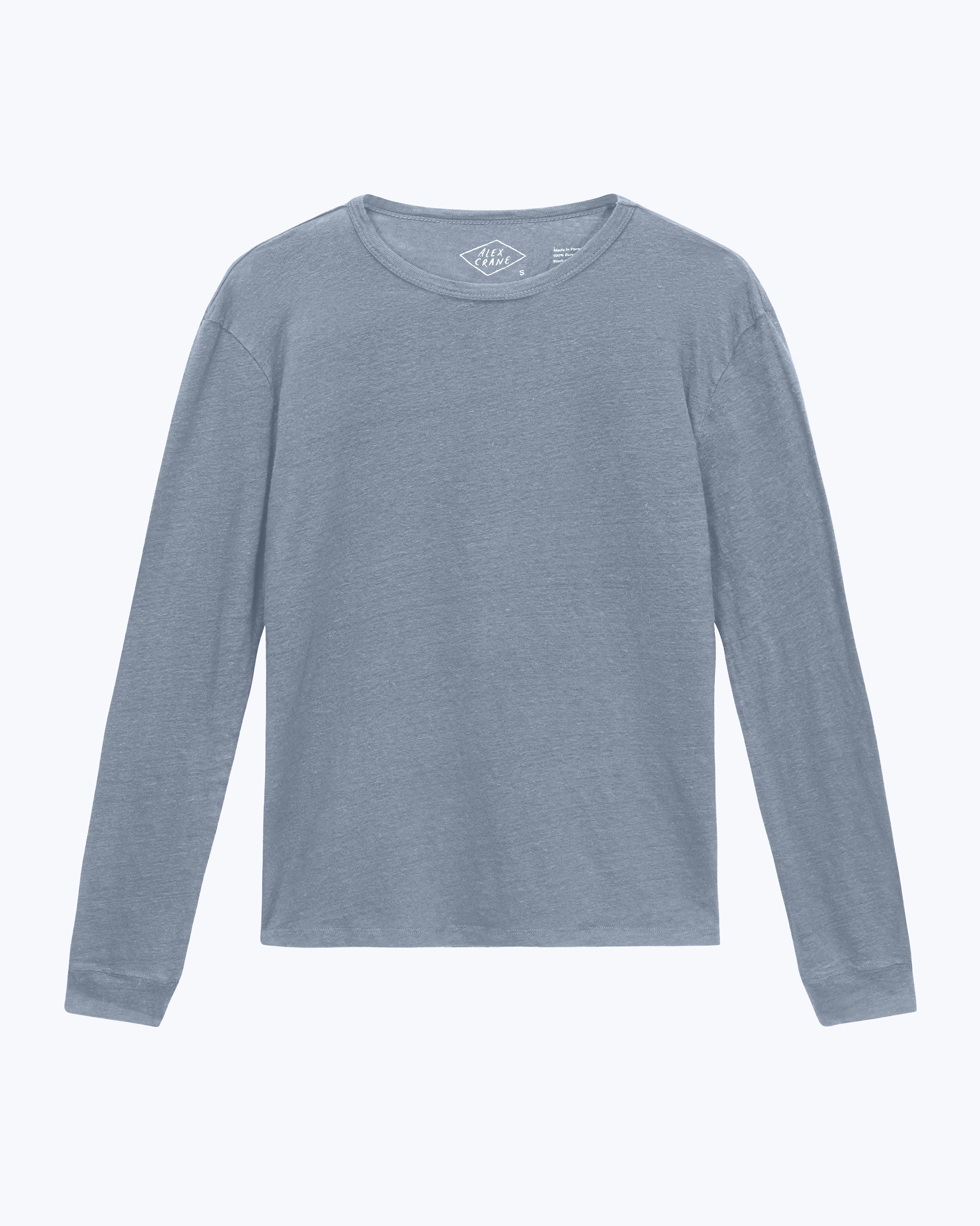 Sun Knit Linen Long Sleeve T-Shirt - Sustainable French Linen