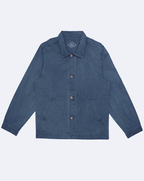 Pac Organic Cotton Ripstop Chore Jacket / Deep Blue Indigo