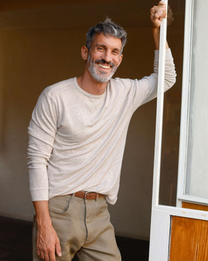 Long Sleeve Sun Tee / Bone