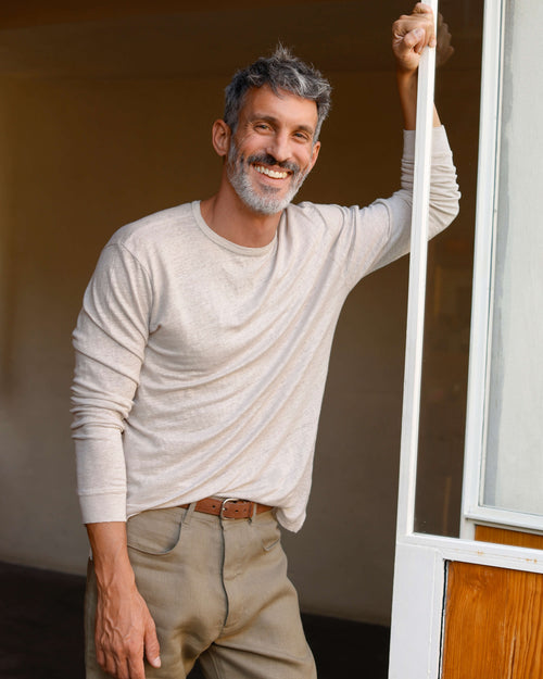 Long Sleeve Sun Tee / Bone