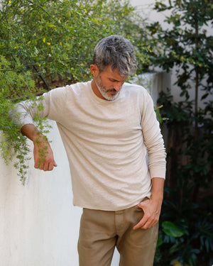 Long Sleeve Sun Tee / Bone