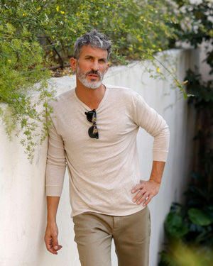 Long Sleeve Sun Tee / Bone