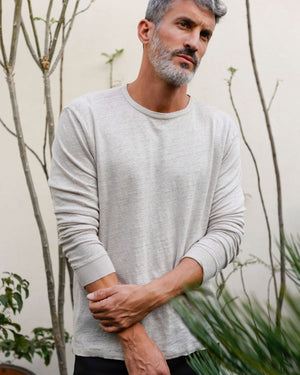 Long Sleeve Sun Tee / Bone