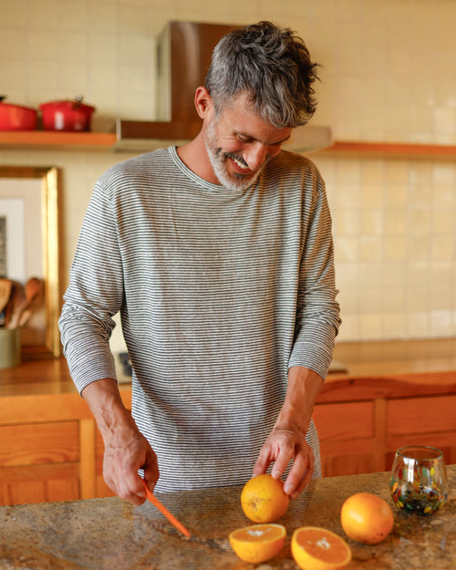 Long Sleeve Sun Tee / Lines