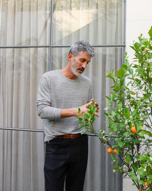 Long Sleeve Sun Tee / Lines