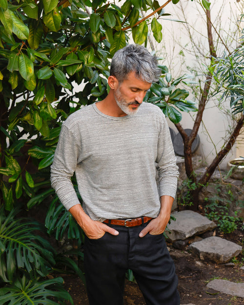 Long Sleeve Sun Tee / Lines