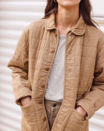 Women's Quilted Kite Jacket / Chai