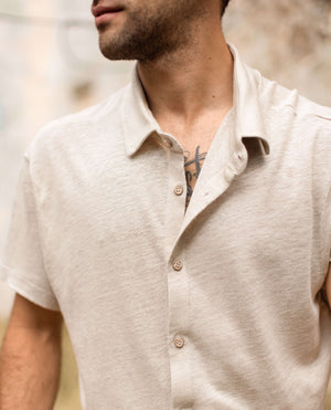 Knit Ola Shirt / Bone