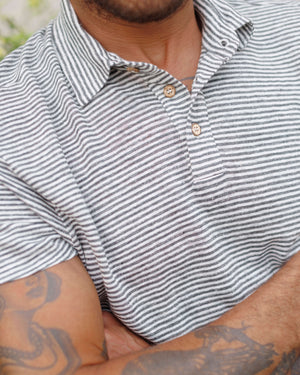Knit Polo / Lines