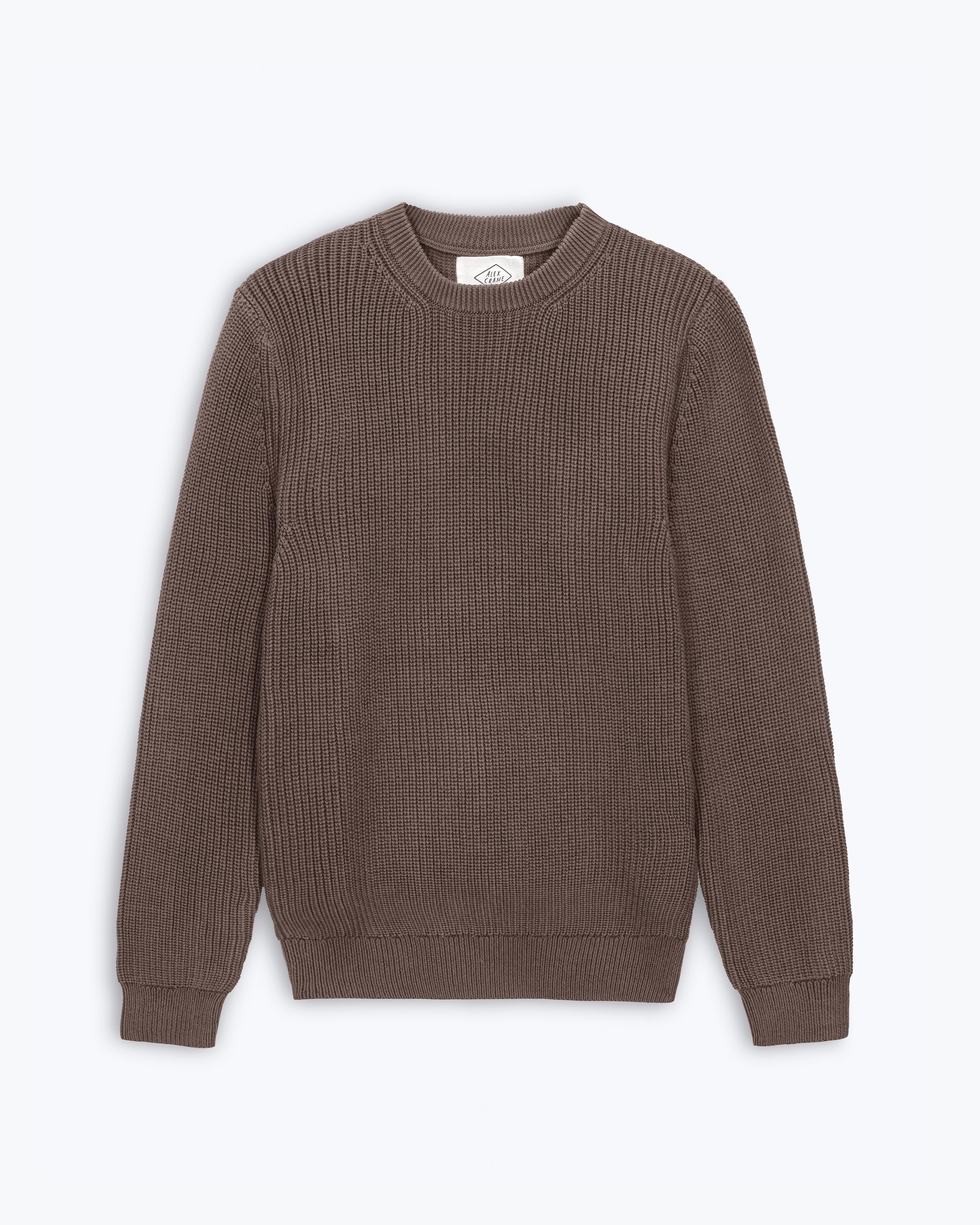 Bay Organic Cotton Chunky Knit Sweater / Faded Brown Coffee