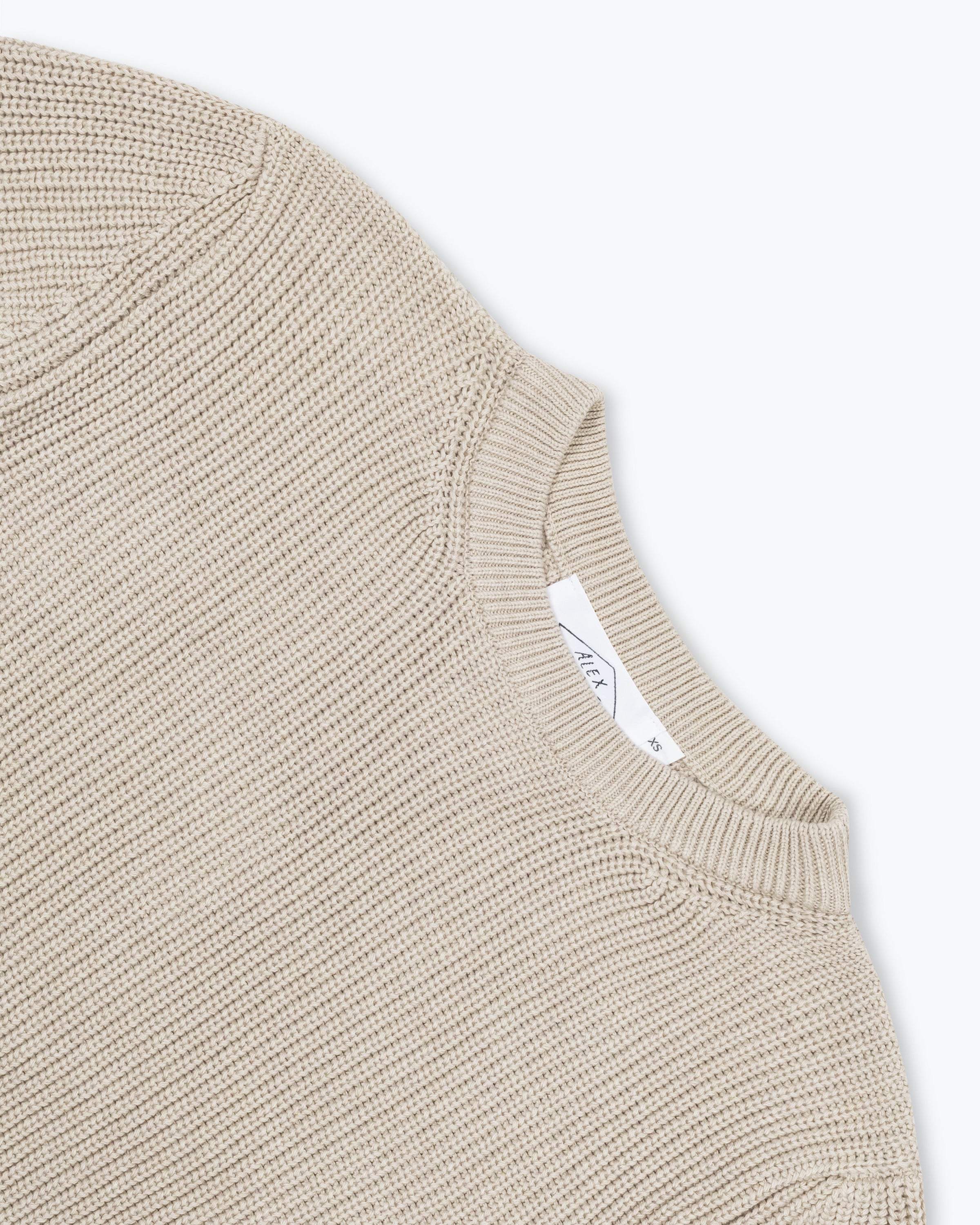 Bay Organic Cotton Chunky Knit Sweater / Natural Bone