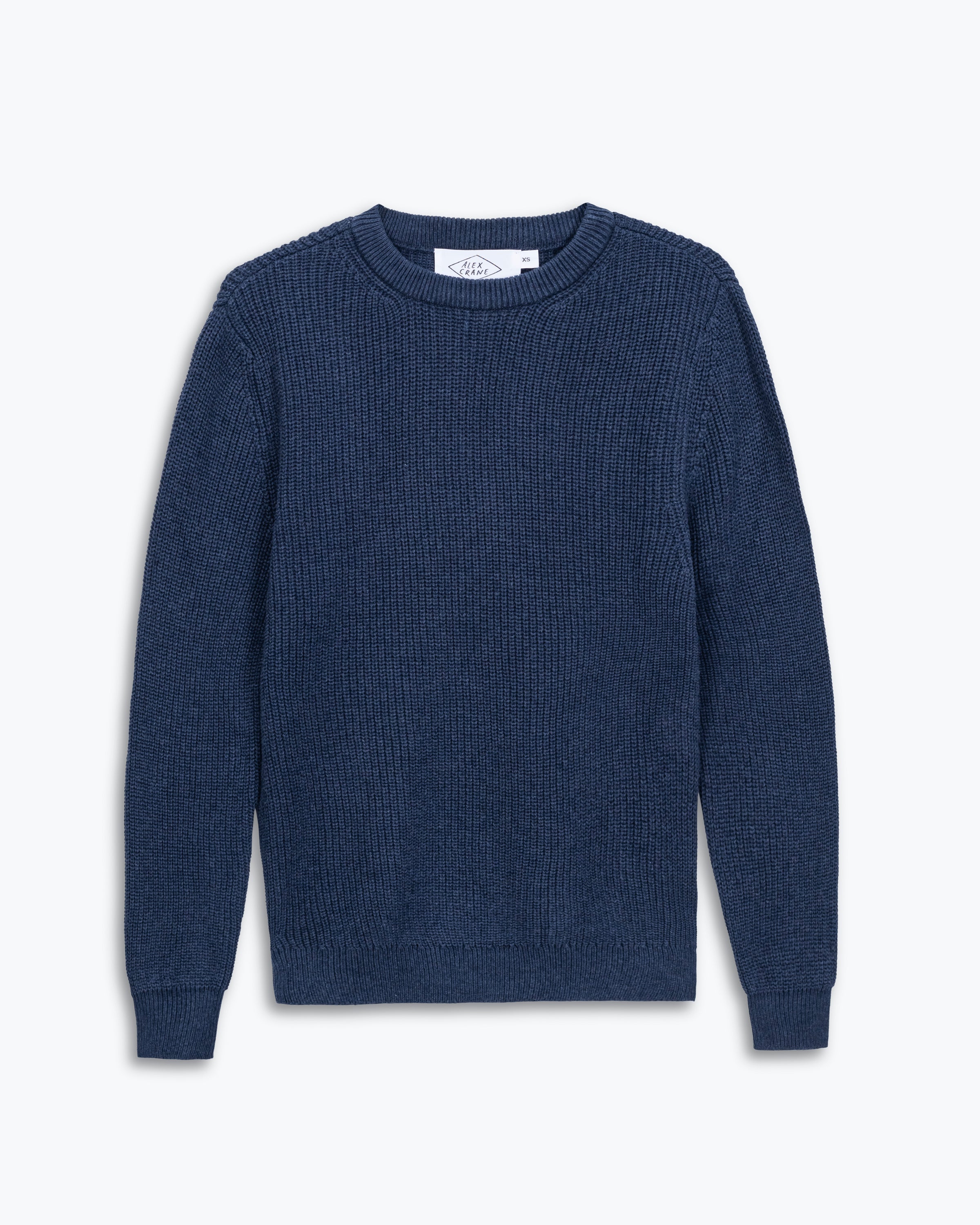Bay Organic Cotton Chunky Knit Sweater / Deep Blue Indigo