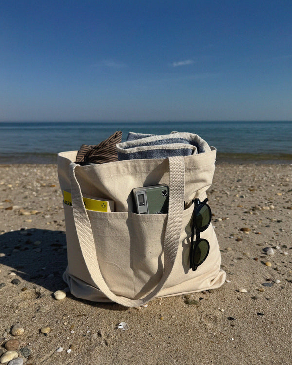 Duck Canvas Beach Bag