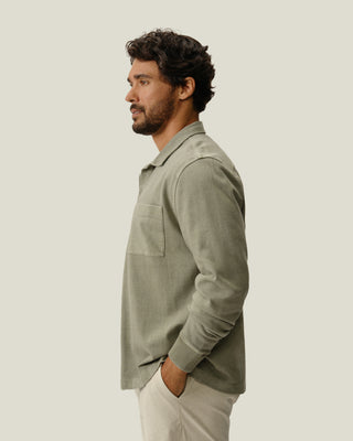 Caza Knit Shirt / Seagrass