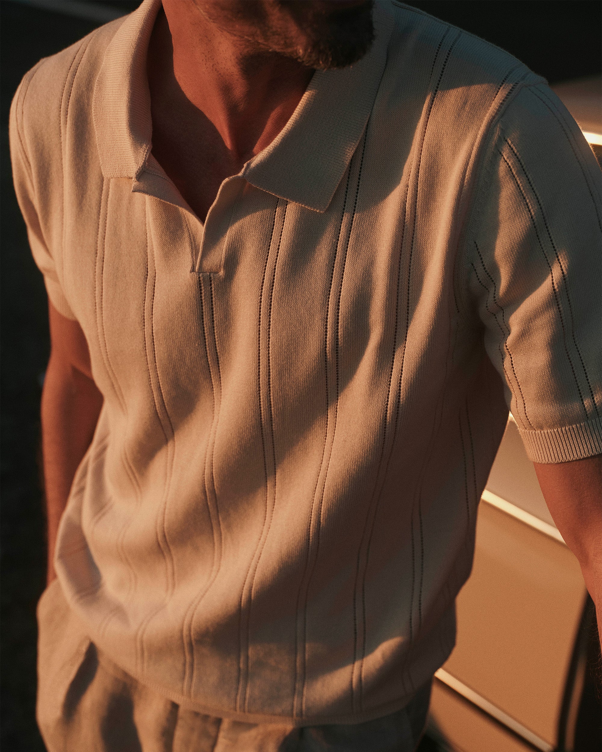 Lolo Drop Needle Sweater Polo / Shell – Alex Crane