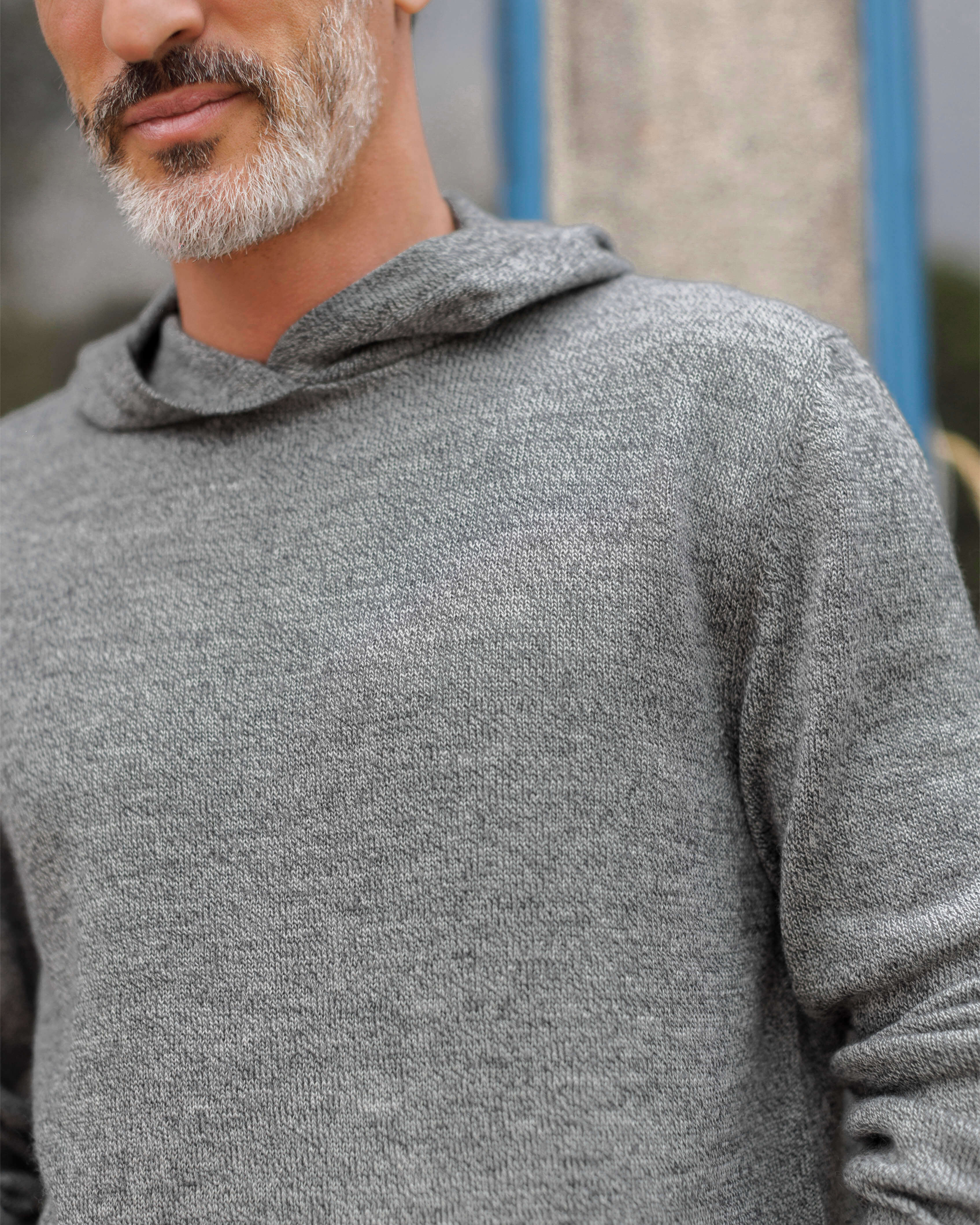Campo Organic Merino Wool Hoodie / Heather Grey Waterfall – Alex Crane