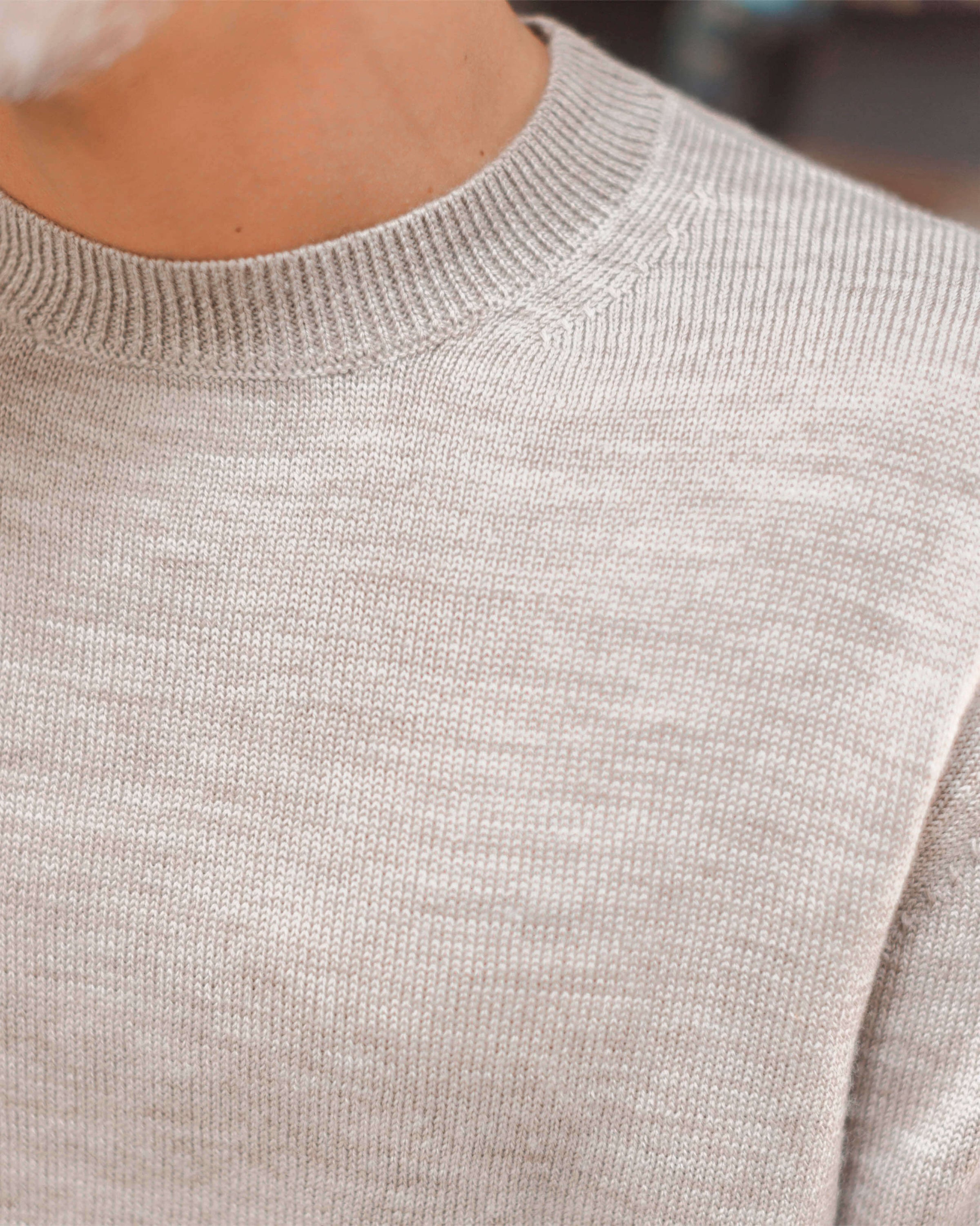 Campo Organic Merino Wool Sweater / Natural Bone