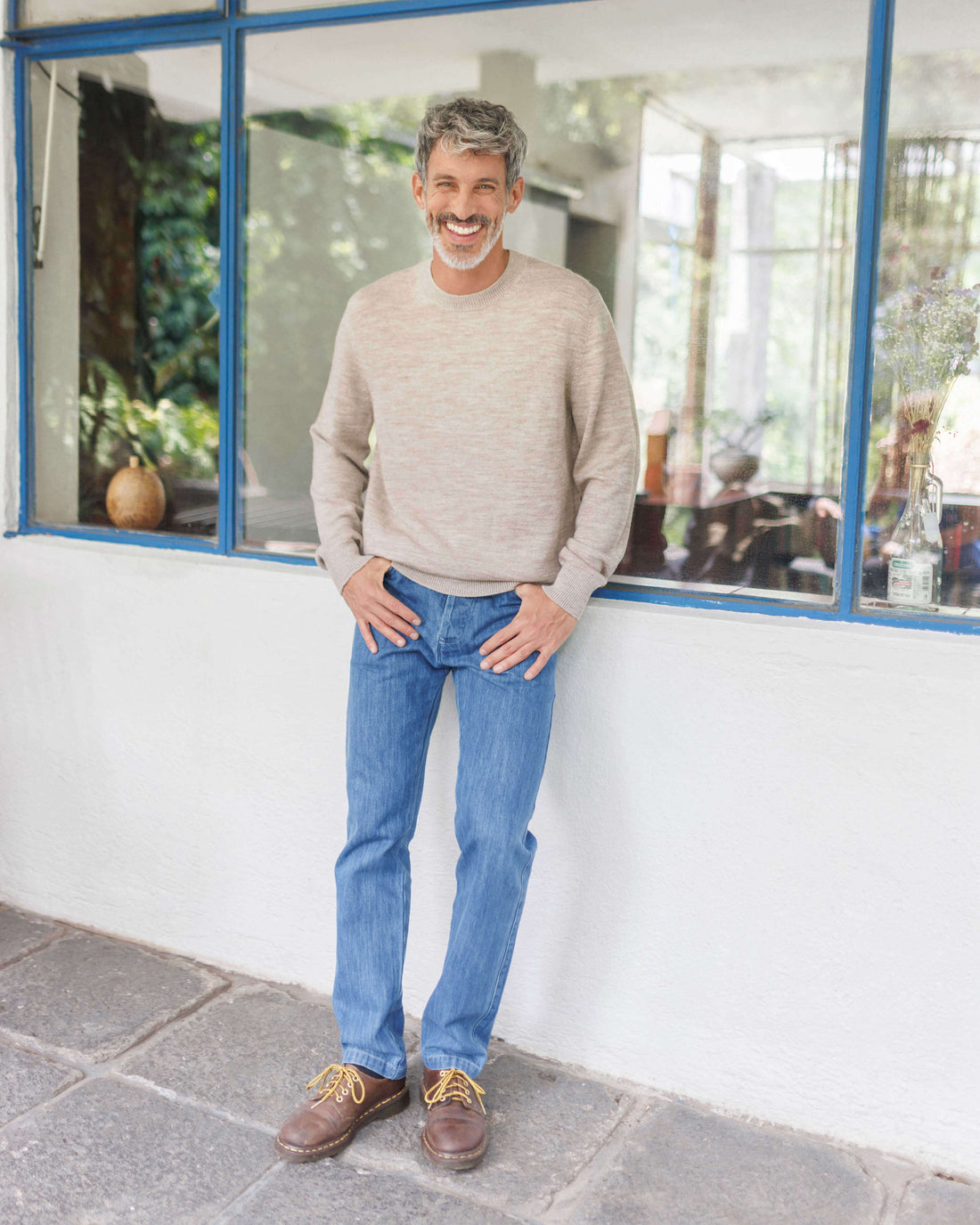 Campo Organic Merino Wool Sweater / Natural Bone