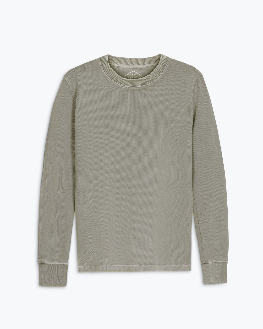 Caza Slubbly Organic Cotton Crewneck Sweatshirt / Brown Gold Clay