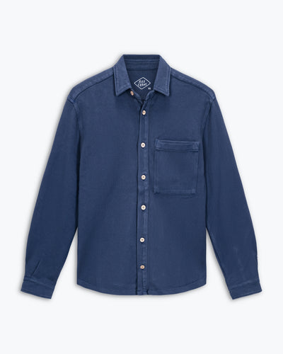 Caza Knit Shirt / Indigo