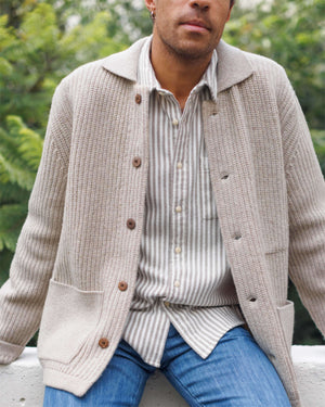 Cloud Flannel / Honey Lines