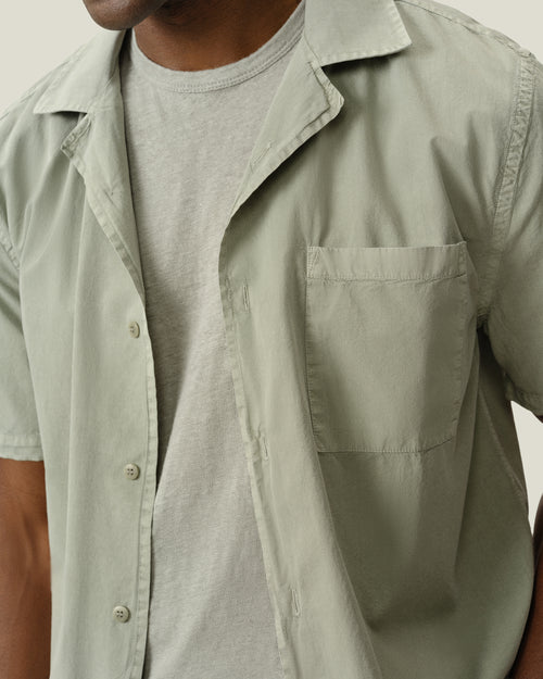 Air Cotton Camp Shirt / Riverstone