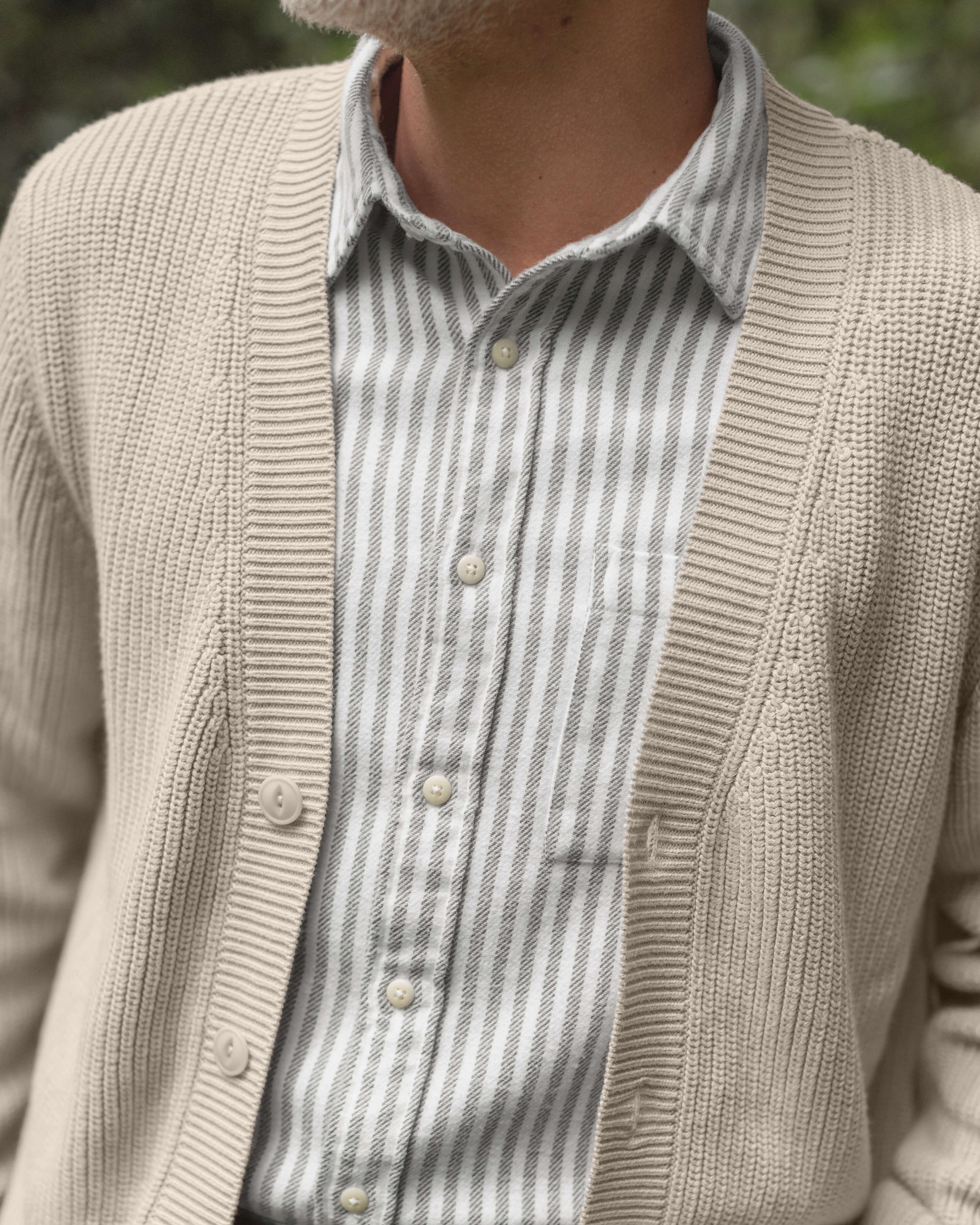 Bay Cardigan / Bone