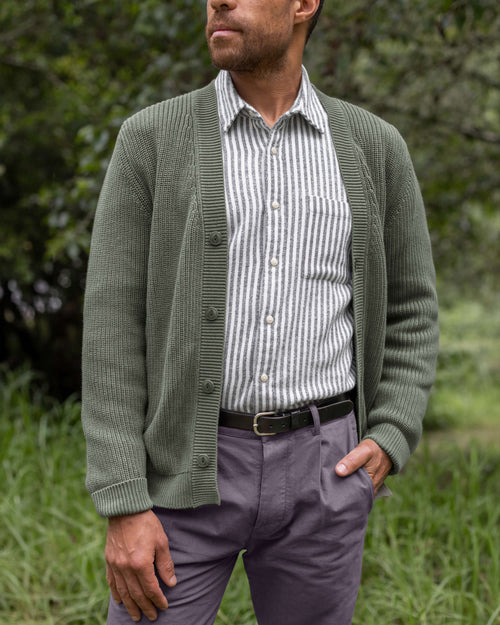 Bay Cardigan / Pine