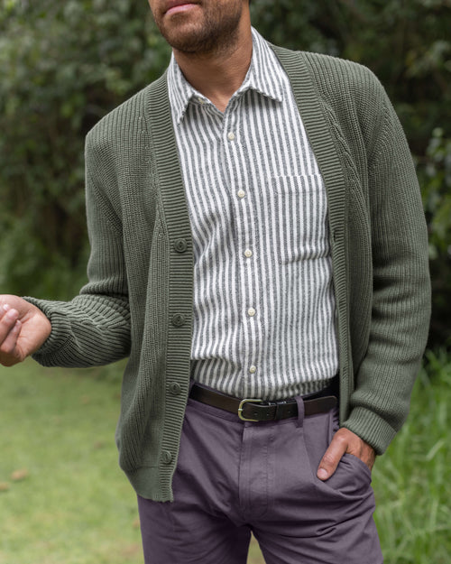 Bay Cardigan / Pine
