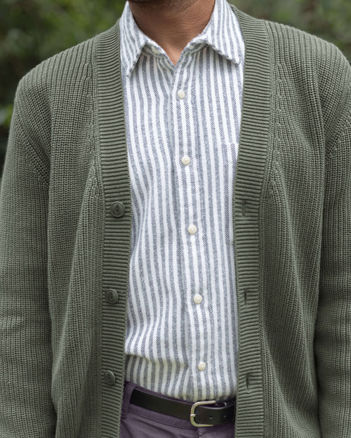 Bay Cardigan / Pine