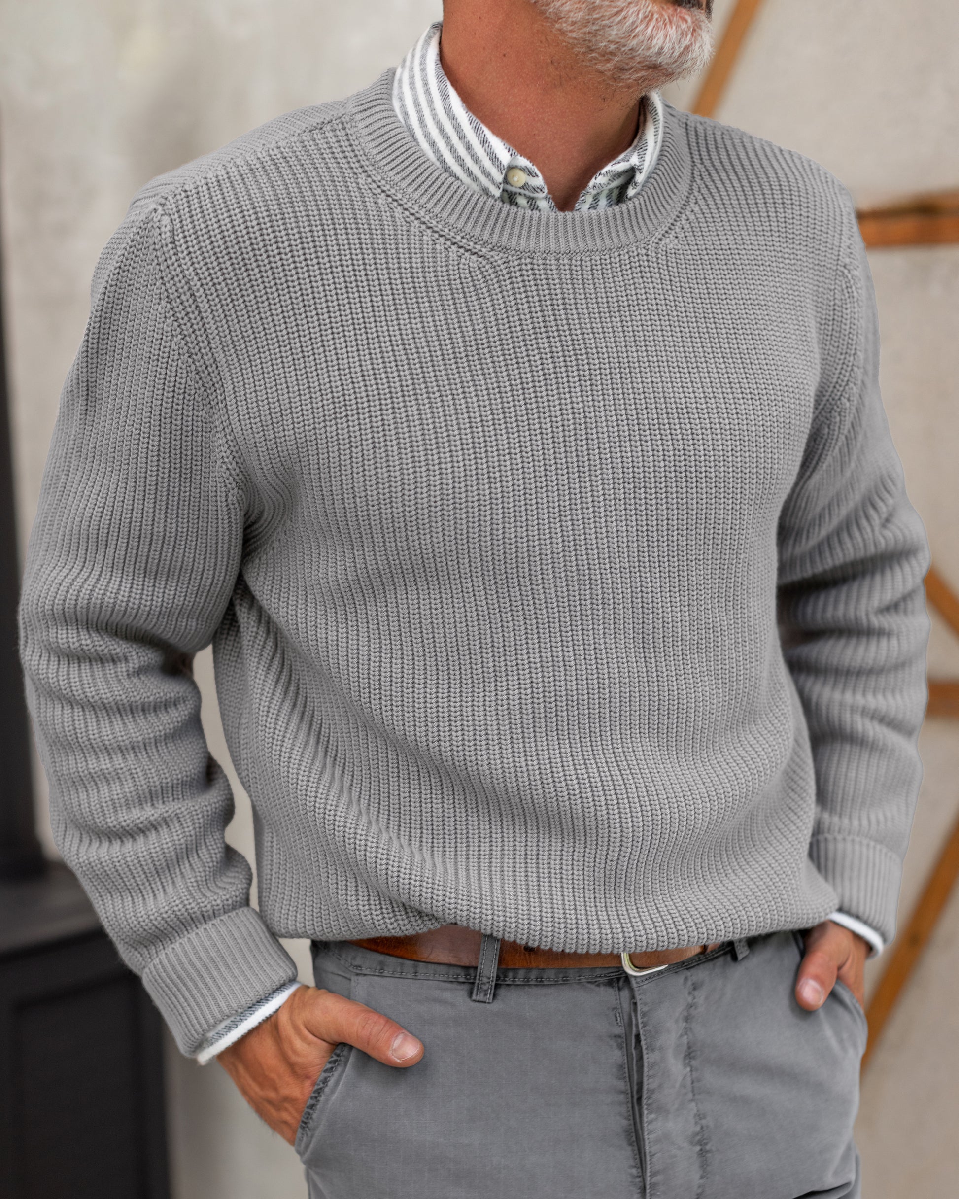 Bay Sweater / Steel