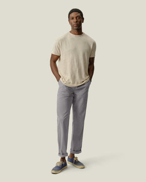 Air Cotton Bo Pants / Silver