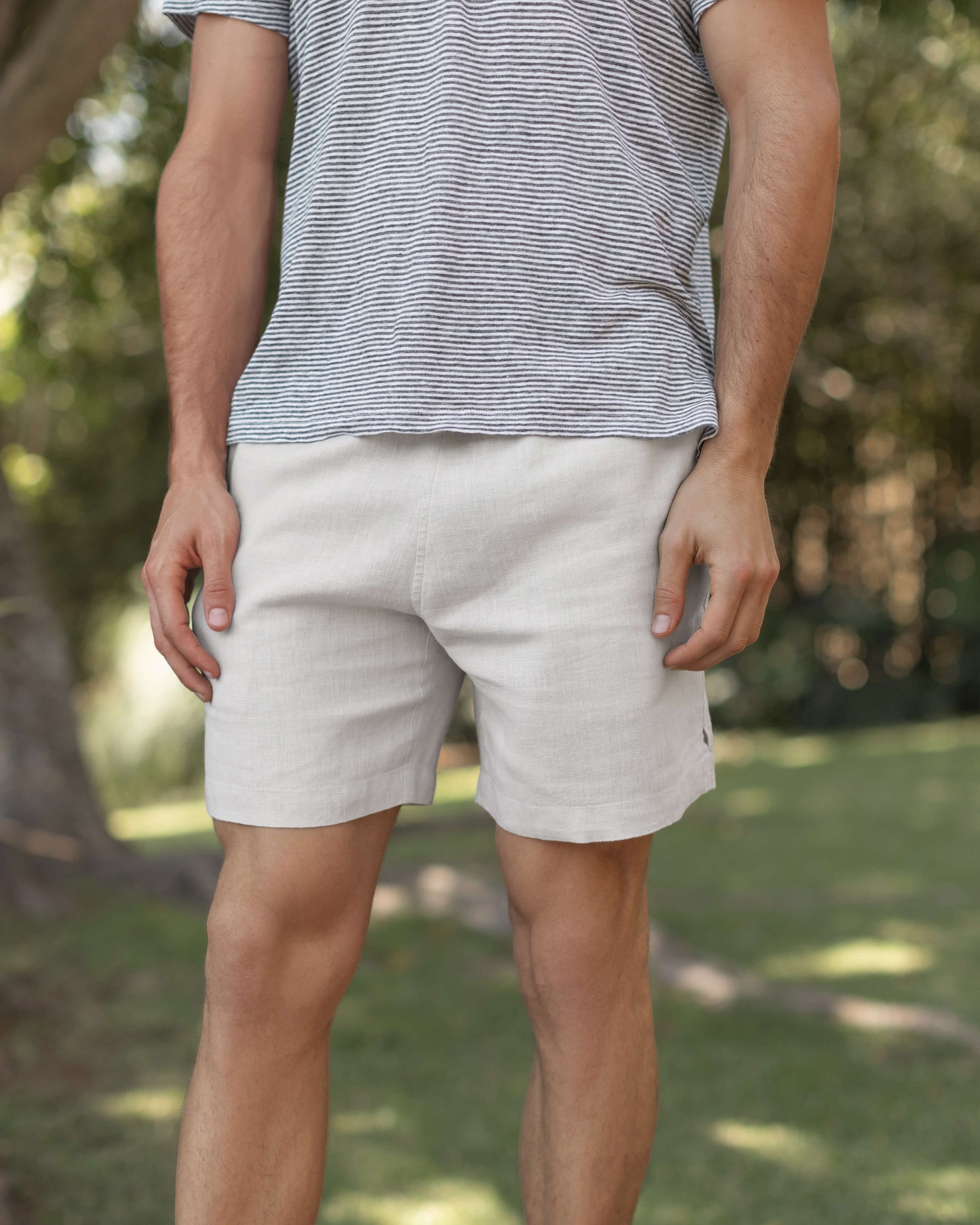 Bo Shorts / Bone