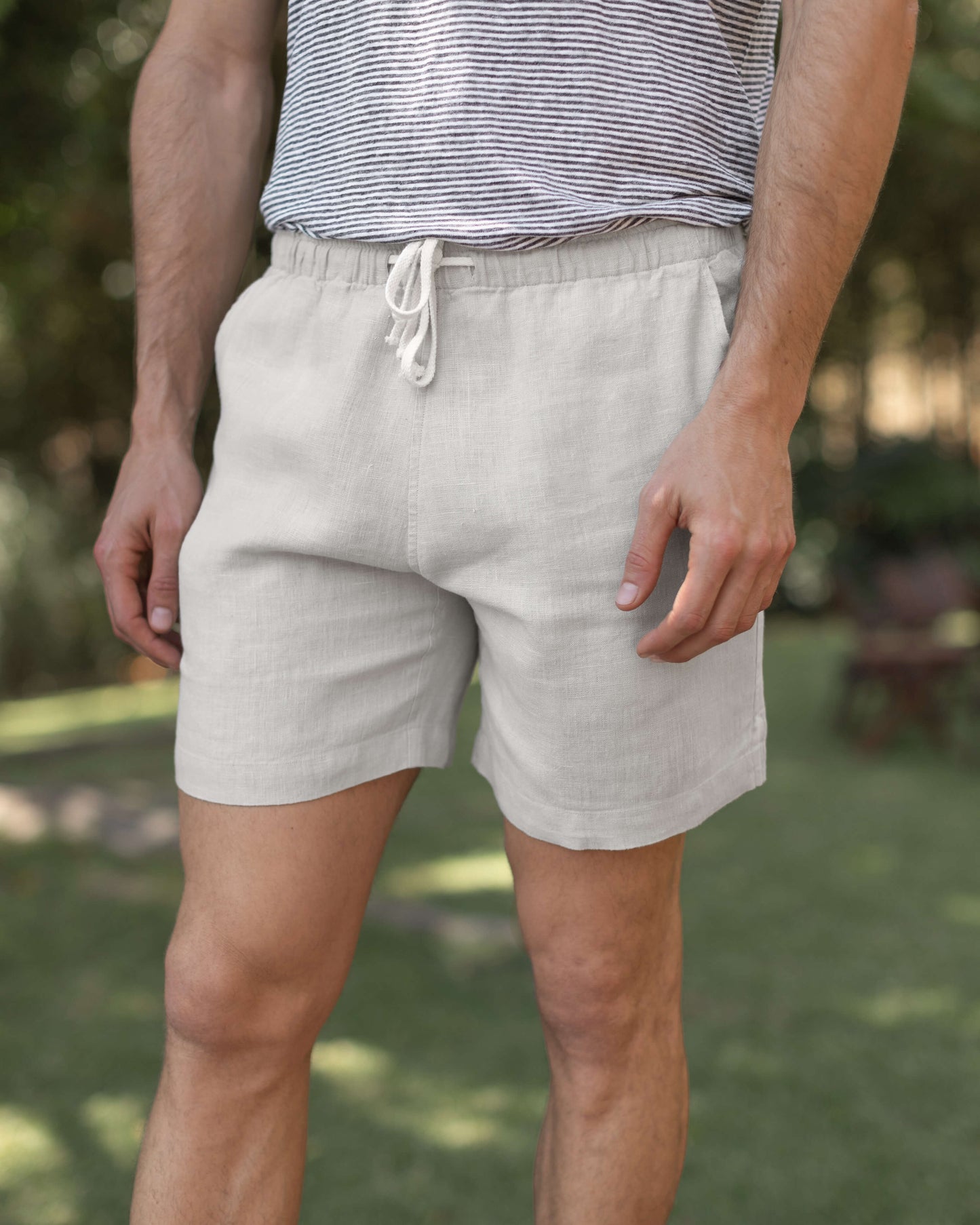 Bo Shorts / Bone