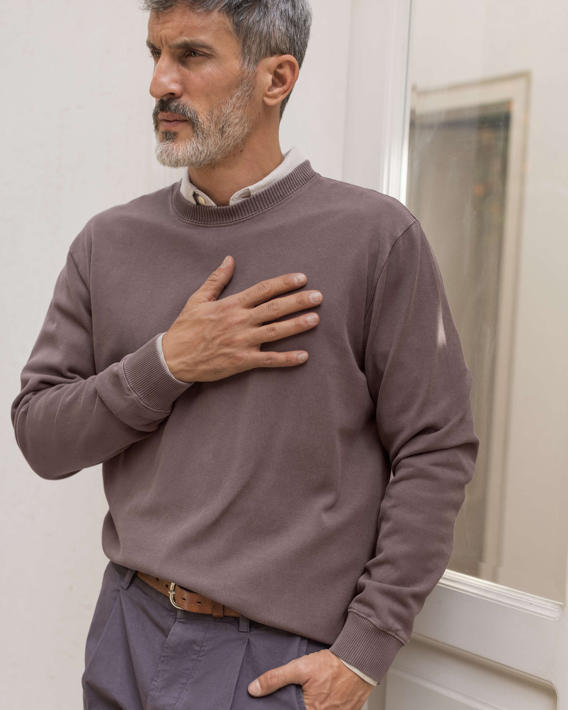 Caza Crewneck / Coffee