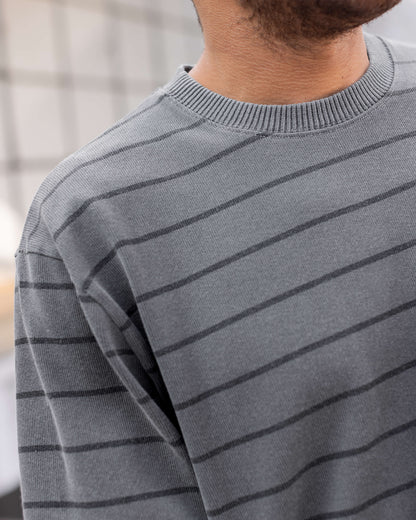 Caza Crewneck / Slate Rio
